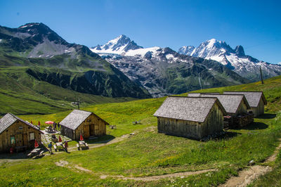 Charamillon in chamonix in haute savoie in france