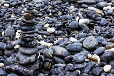 Full frame shot of pebbles