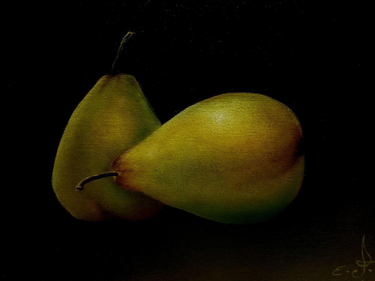 fruit, food and drink, studio shot, black background, healthy eating, still life, food, freshness, no people, close-up, pear, indoors, day