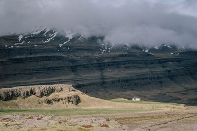 Aerial view of landscape against sky