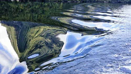 Close-up of water in river