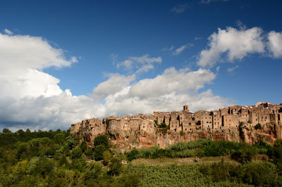 Old ruins against sky