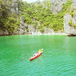 Boat in sea