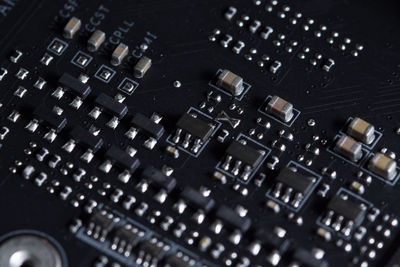 Full frame shot of circuit board