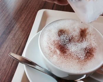 Close-up of coffee cup