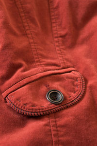 Full frame shot of red clothing