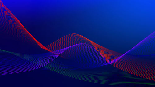 Modern abstract wave curve background design with halftone dark blue outlines. suitable for posters