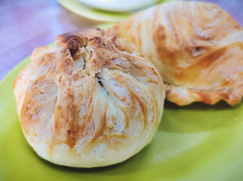 Close-up of food puffs 