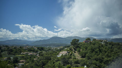 Panoramic view of landscape against sky