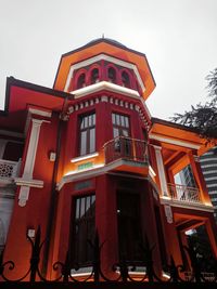 Low angle view of building against sky