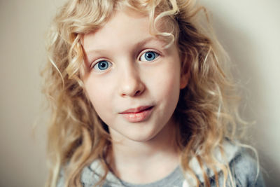 Close-up portrait of girl