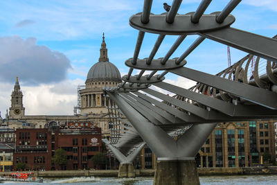 View of cathedral against cloudy sky