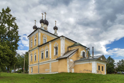 Church of the holy martyrs flor and laurus in uglich city, russia