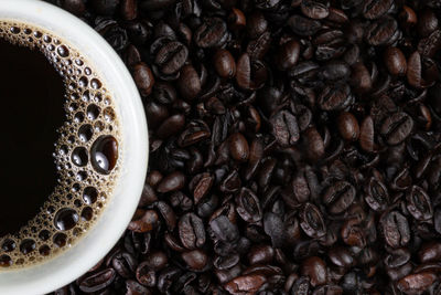 Close-up of coffee beans