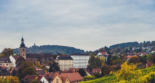 Cityscape against sky