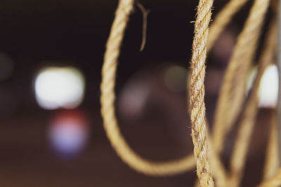 Close-up of rope