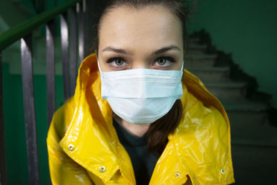 Portrait of beautiful young woman