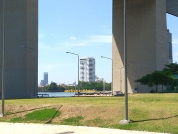 Modern buildings in city
