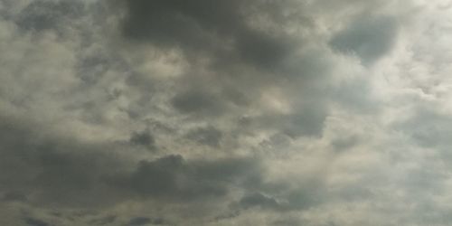 Low angle view of storm clouds in sky
