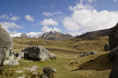 Scenic view of landscape against sky