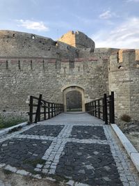 View of historic building against sky