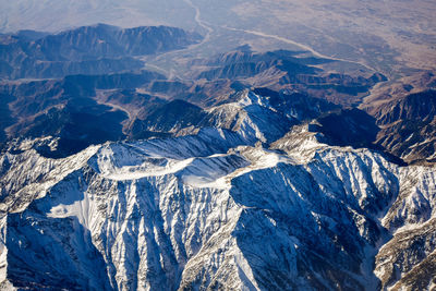 Areal view taken from the plane