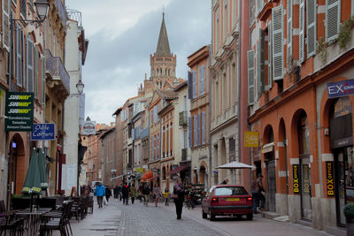 People on city street