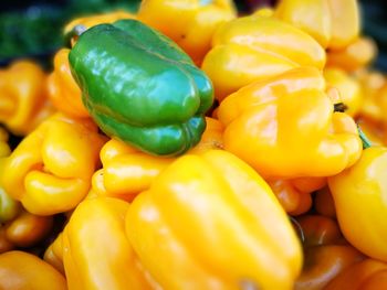 Full frame shot of bell peppers