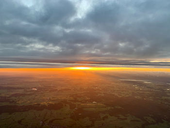 Scenic view of cloudscape during sunset