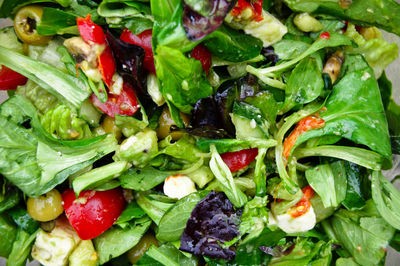 Full frame shot of salad