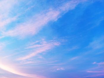 Low angle view of clouds in sky