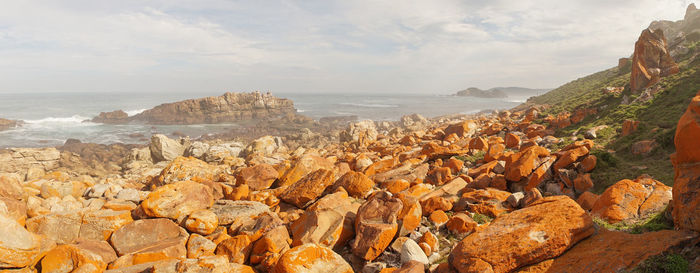 Panoramic view of sea against sky