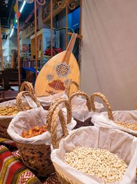 Clothes for sale at market stall