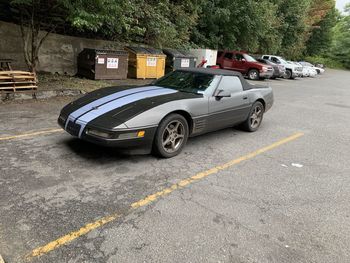 Car on road