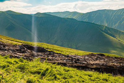 Volcanic rock formations at mount ol doinyo lengai in the ngorongoro conservation area, tanzania