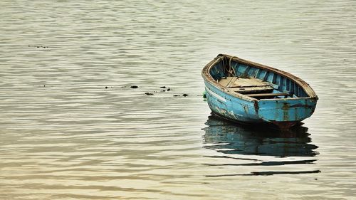 Boats in calm sea