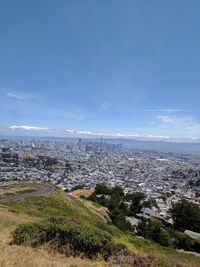 View of cityscape against sky