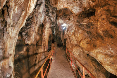 Panoramic view of cave