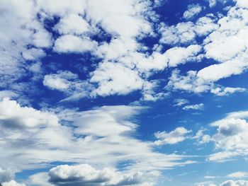 Low angle view of clouds in sky