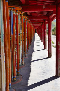 View of corridor of building