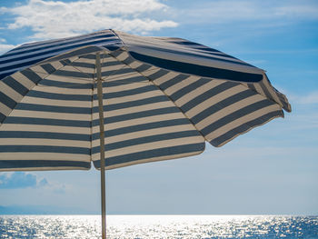 Tilt image of sea against sky