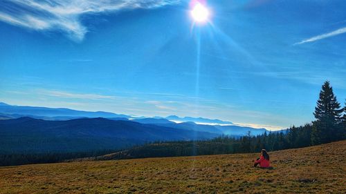 Scenic view of landscape against sky