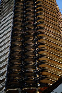 Low angle view of roof of building