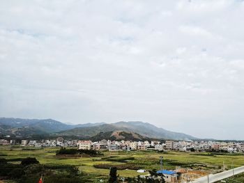 Scenic view of landscape against sky