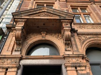 Low angle view of historical building