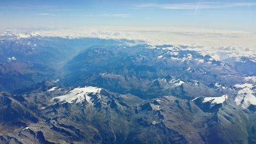 Aerial view of landscape