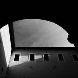Low angle view of building against sky