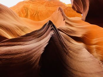 Full frame shot of desert, antelope canyon