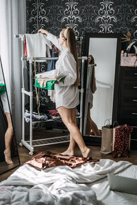 Conscious and sustainable closet. how to declutter clothes in closet. decluttering wardrobe. young