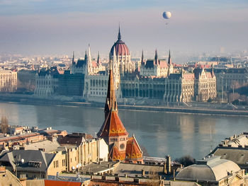 View of city at waterfront